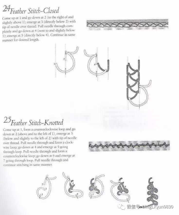 字母刺绣教程针法,字母刺绣针法图解