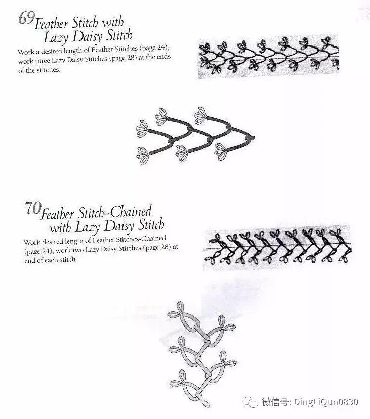 字母刺绣教程针法,字母刺绣针法图解