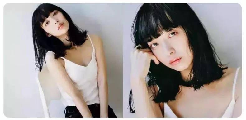 最火刘海女生显脸小适合大饼脸,一分钟就能搞定的发型显脸小