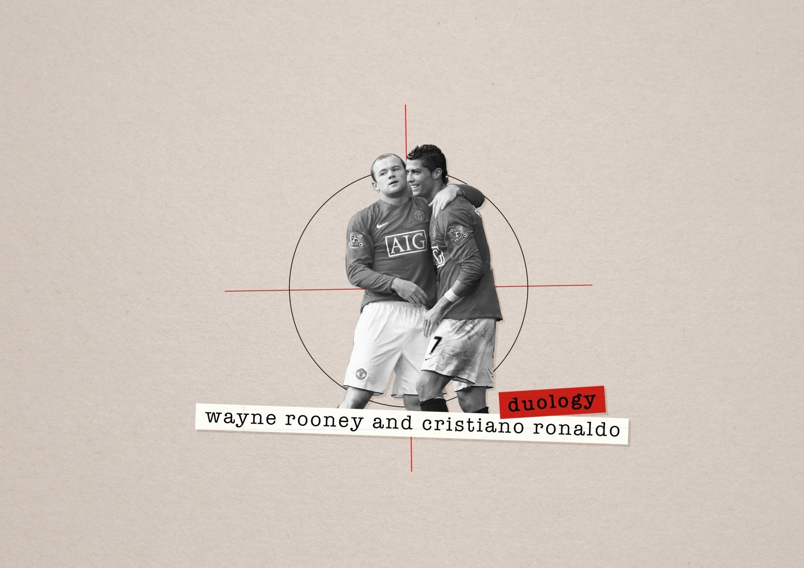 现在的c罗和现在的鲁尼,有一种友谊叫c罗和鲁尼