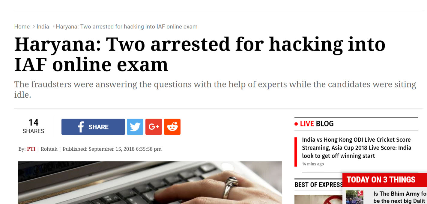 印度考试作弊严重吗,印度考试作弊现象