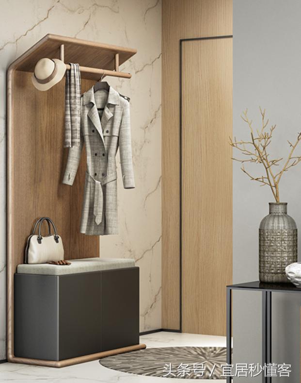 可移动衣帽架落地卧室网红款1.2米,衣帽架小户型设计