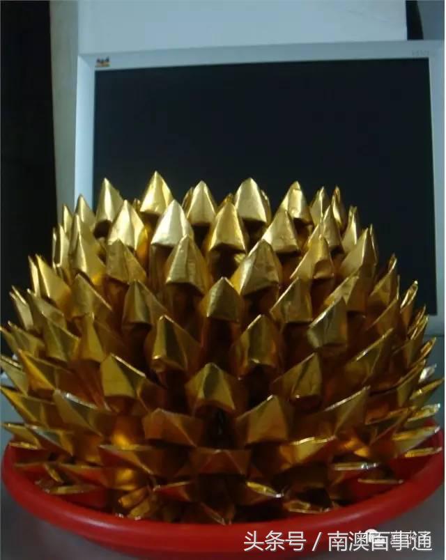 潮汕中秋拜月娘折纸简单教程,潮汕拜月娘折元宝莲花