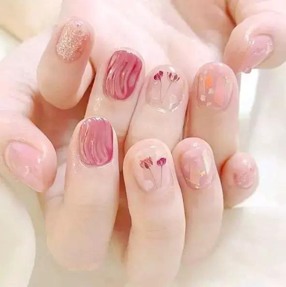 美甲2022新款式秋冬甲片,儿童美甲2022新款式秋冬