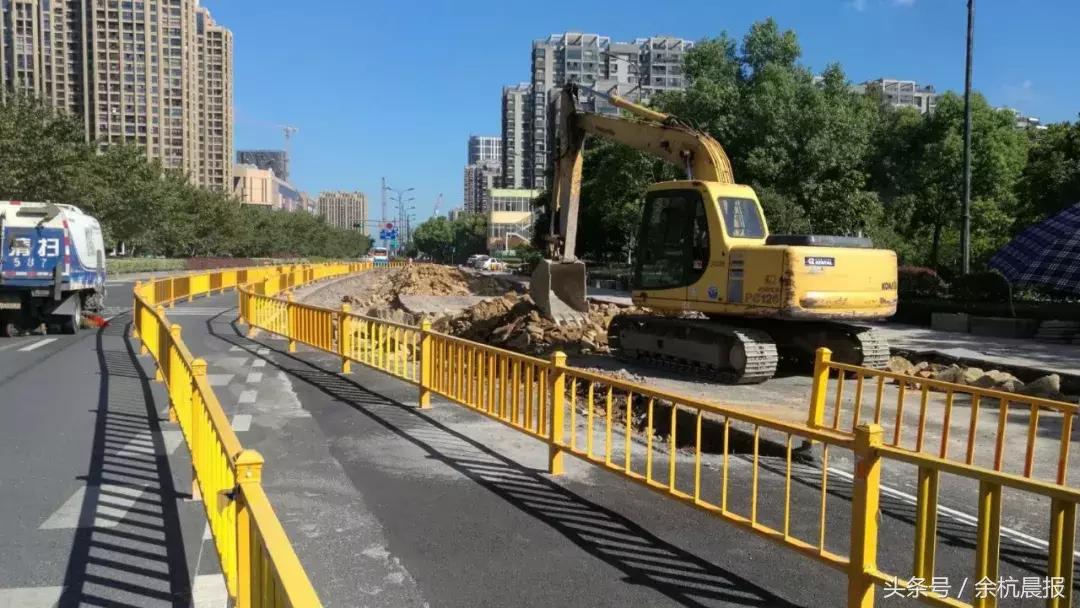 临平路南北通道匝道出入口,又一条隧道开通了吗