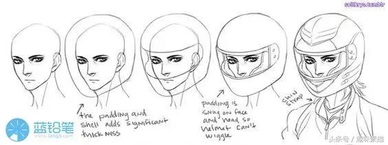 动漫人物帽子画法慢教程,各种各样的帽子画法