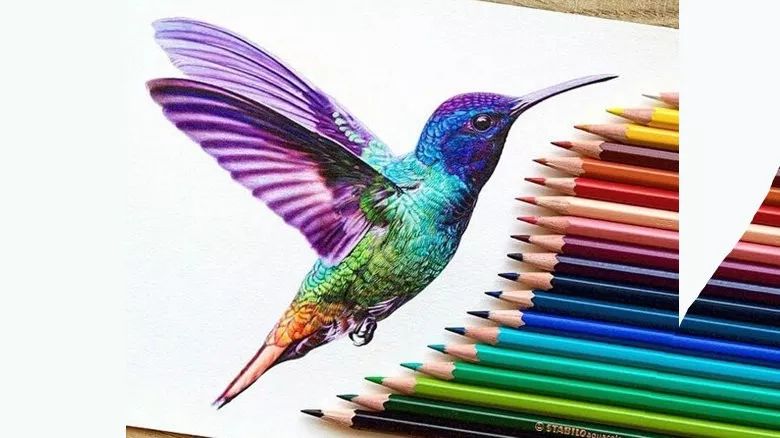 拥有800万超高人气，看看这位大神，是如何用水溶彩……