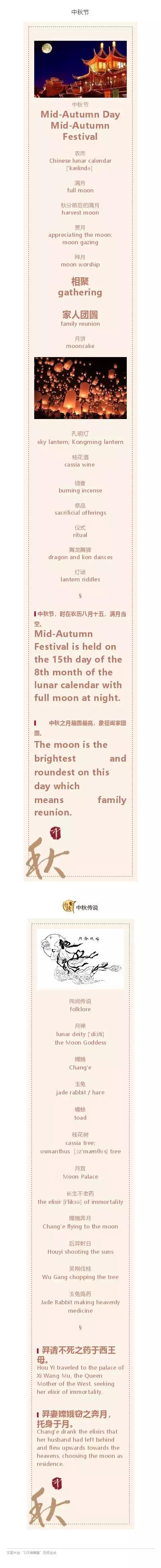 中秋知识中秋习俗,中秋刷屏