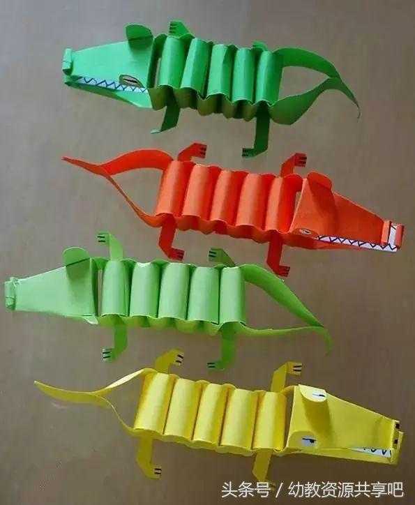 用彩色纸条制作手工卡纸,超简单卡纸手工特别好看