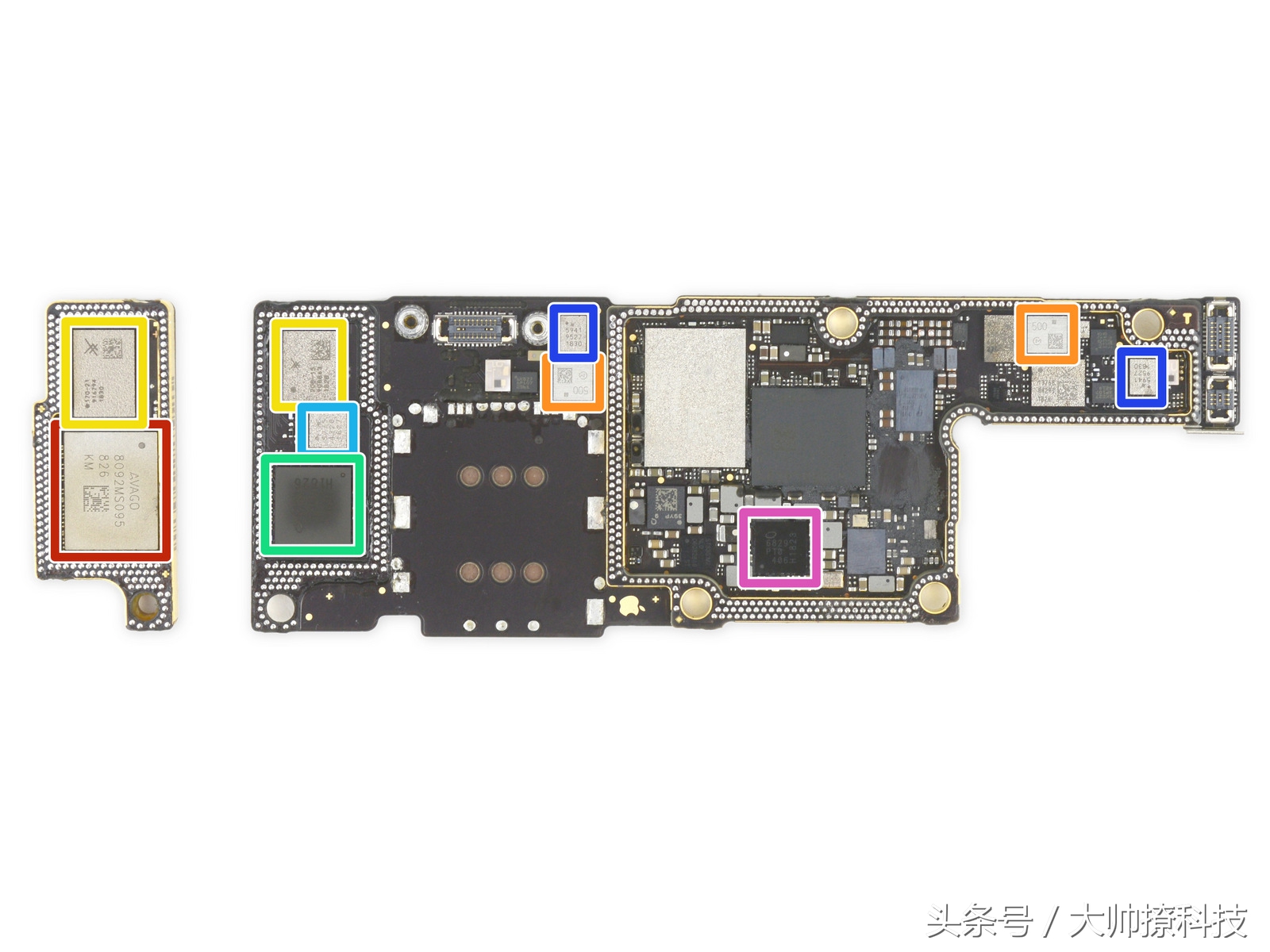 iphonexsiphonexsmax有什么区别,iphonexs和xsmax拆机对比