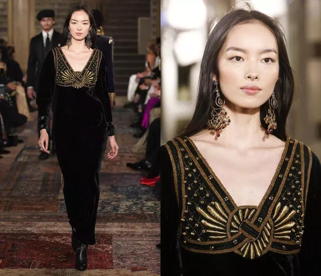 明星看刘雯何穗奚梦瑶走秀,刘雯何穗奚梦瑶维密