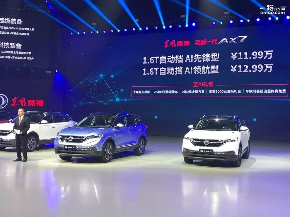 东风风神新一代ax7全系最低价,东风风神全新ax7什么时间上市的