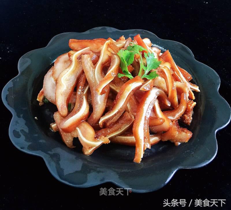 脆脆的猪耳朵下酒神器,卤猪耳朵下酒