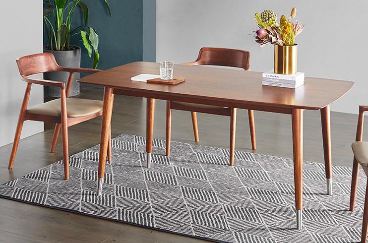 原木餐桌与实木餐桌的区别图片,实木餐桌木材档次排名