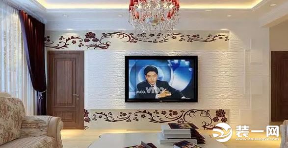 客厅硅藻泥背景墙图片,硅藻泥背景墙效果图大全客厅