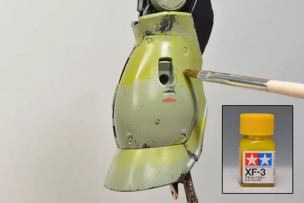 扎古模型拼装过程,高达模型旧化教程