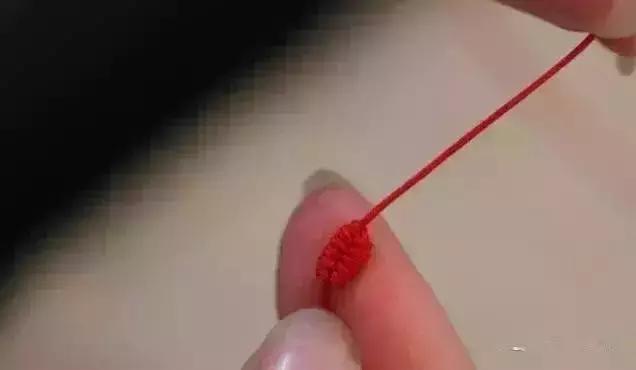 蜜蜡文玩手串绳子双股打结方法,文玩核桃手串单线打结方法
