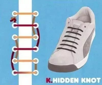 圆绳鞋带系法慢动作教程,鞋带的24种系法运动鞋