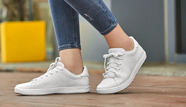 板鞋显腿瘦长,长腿板鞋