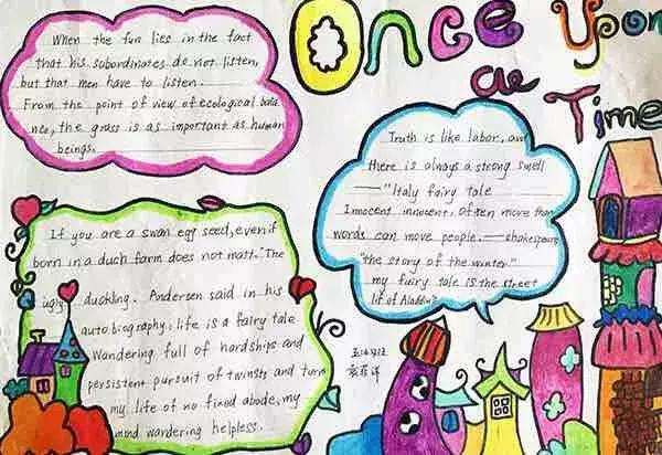 happynewyear英语手抄报,myschool英语手抄报简单又漂亮