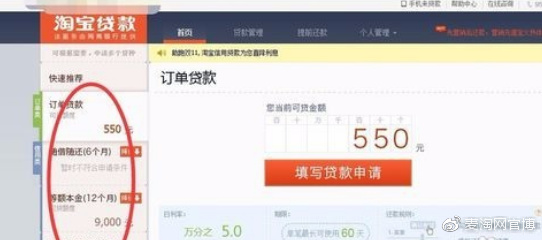 淘宝贷利率,淘宝贷款年利率