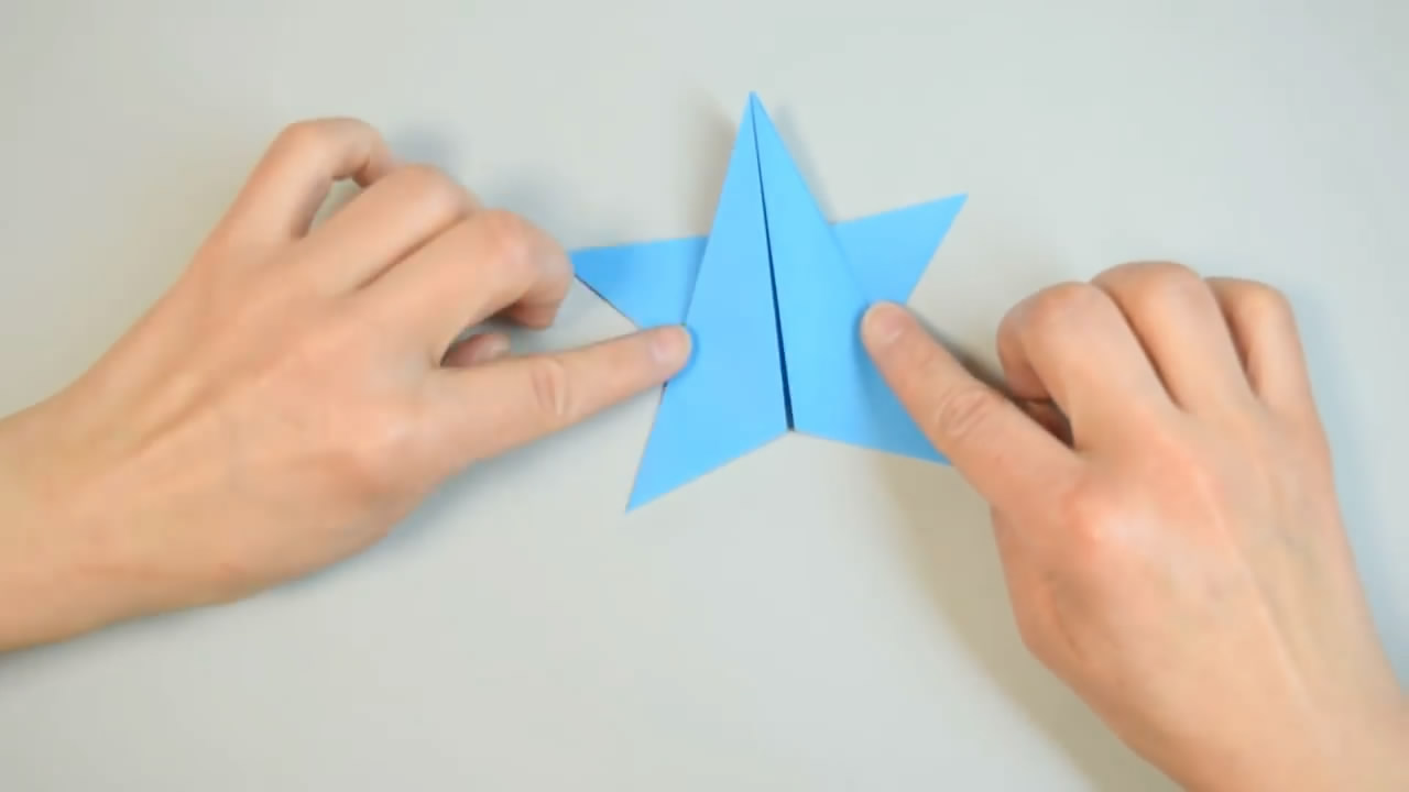 五角星折纸最简单的方法,小五角星折纸最简单教程