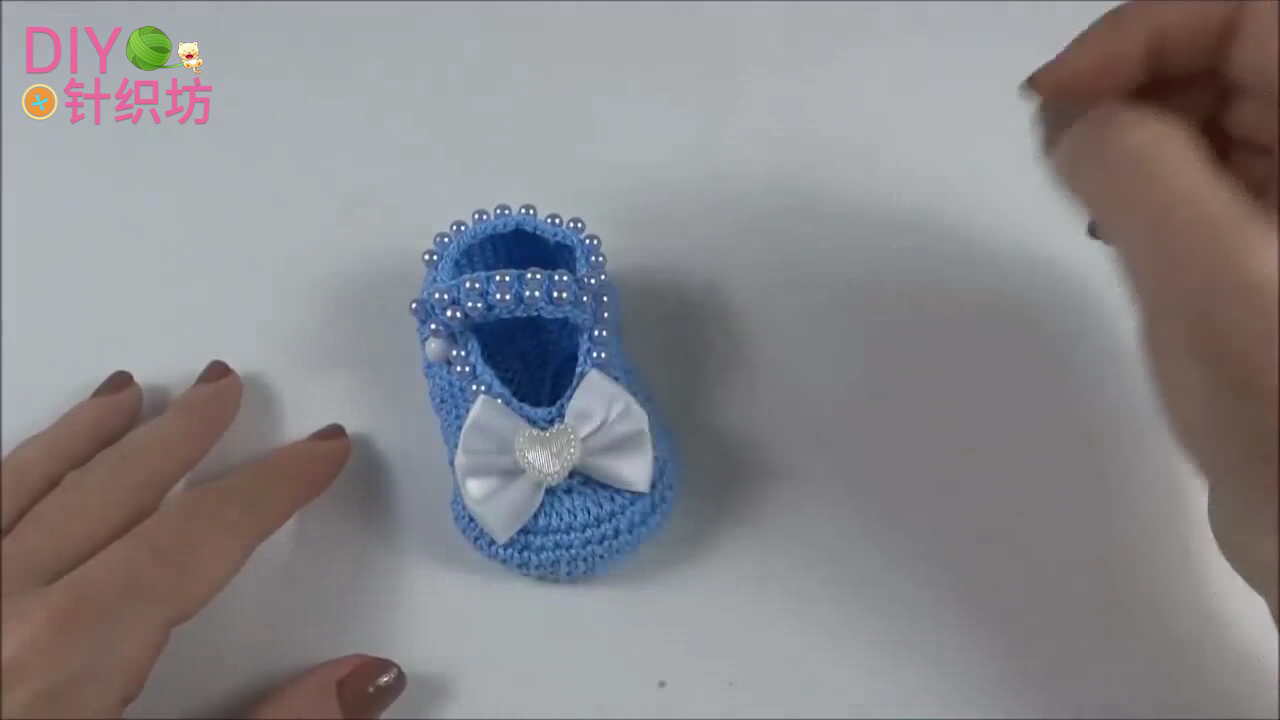 针织蝴蝶结婴儿鞋子,花边蝴蝶结宝宝鞋