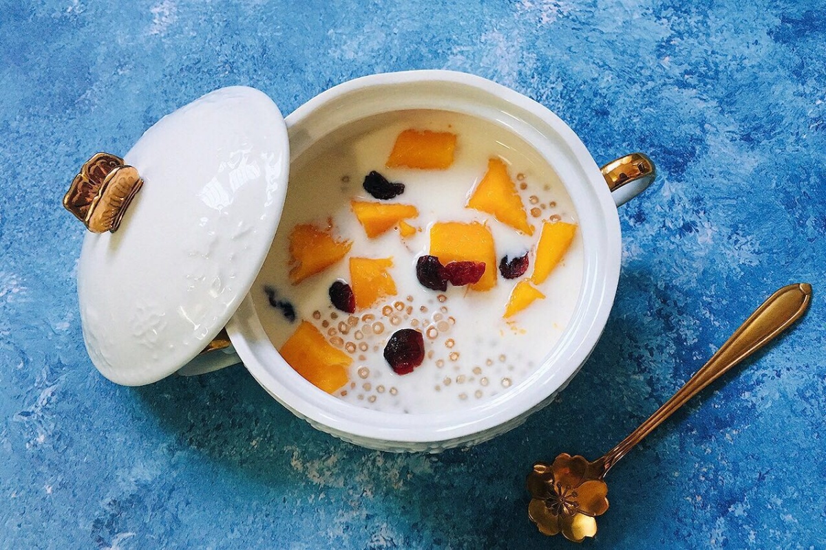 简单又好做的芒果捞,芒果西米露低成本制作方法