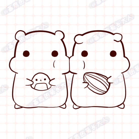 仓鼠的跑轮怎么画简笔画,睡觉的仓鼠怎么画简笔画