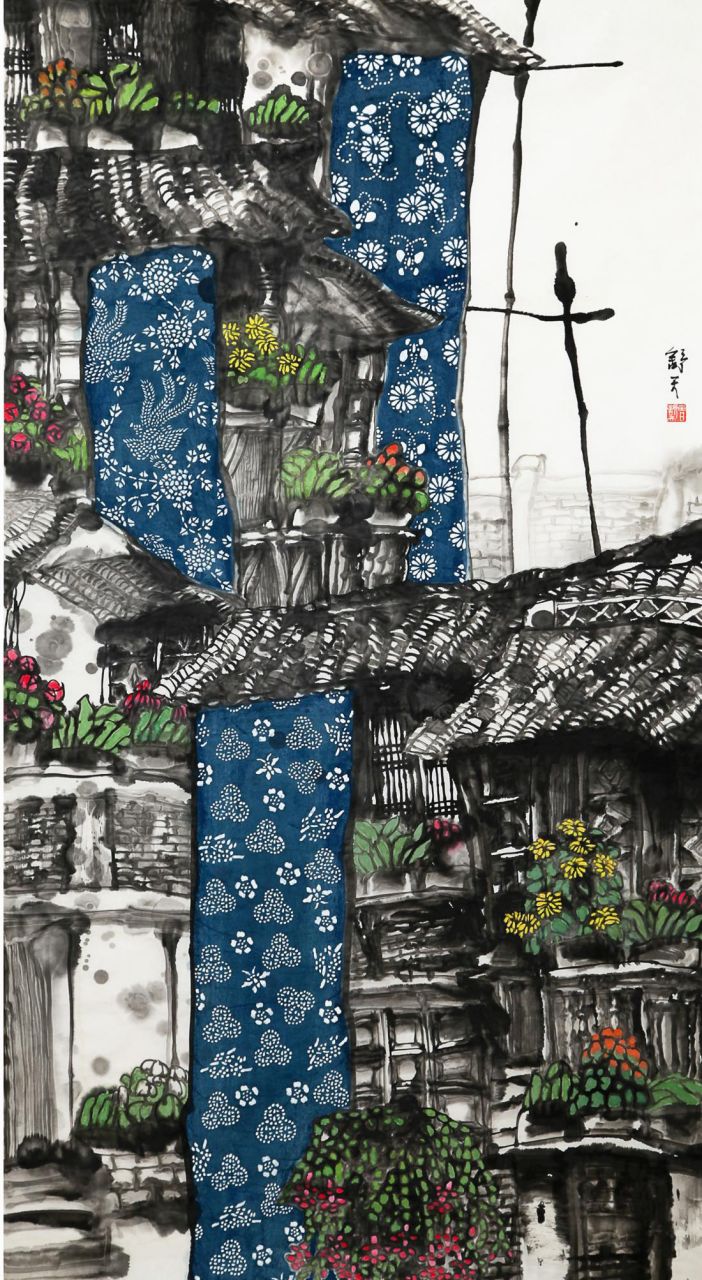 曹天舒水墨画欣赏,曹天舒水墨作品