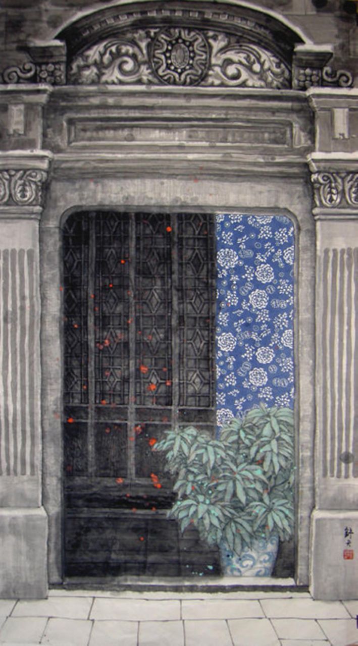 曹天舒水墨画欣赏,曹天舒水墨作品