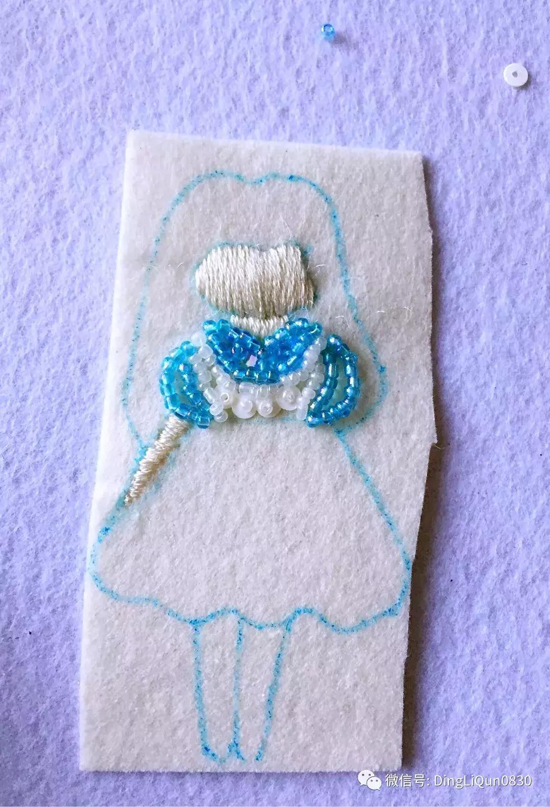 串珠刺绣教程图解,串珠刺绣手工