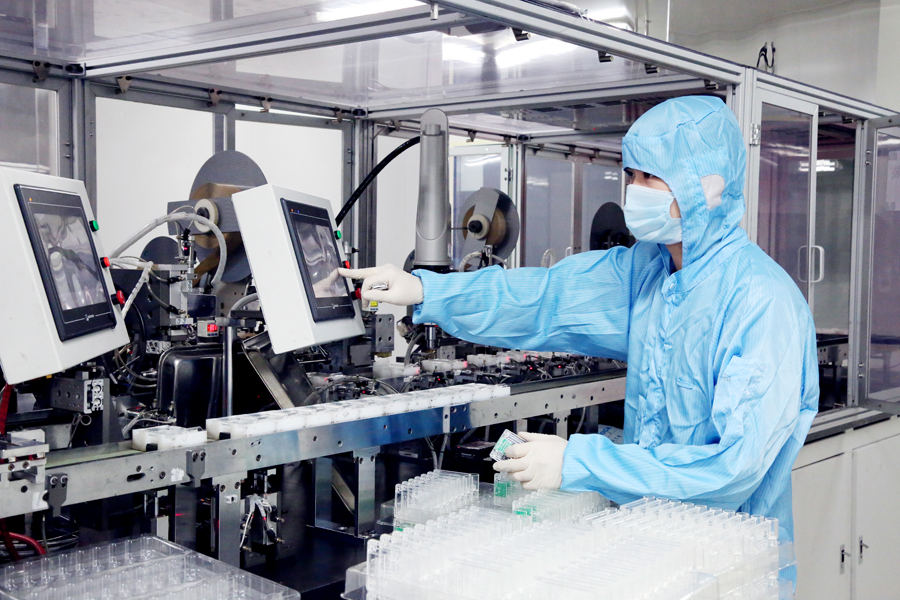 理邦仪器检测仪,理邦精密生产车间