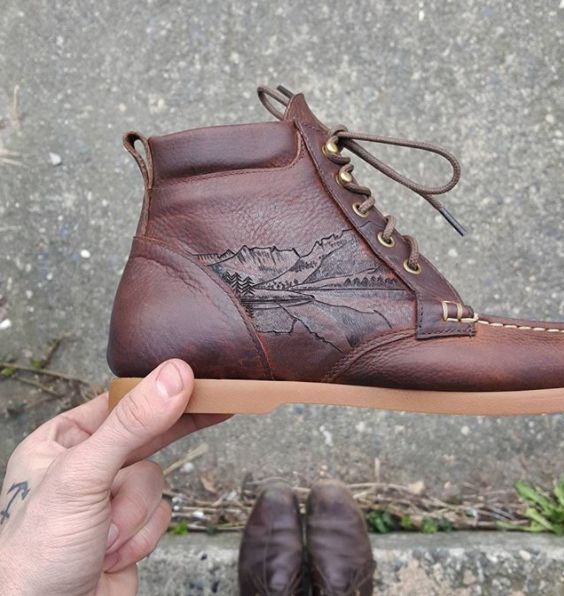 靴子纹身,纹身鞋子教程