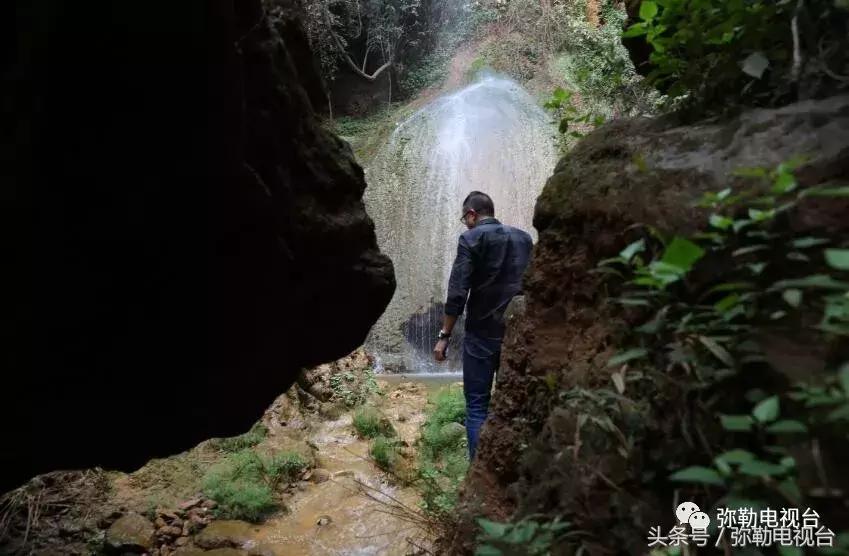 云南红河弥勒瀑布,弥勒滴水滩瀑布