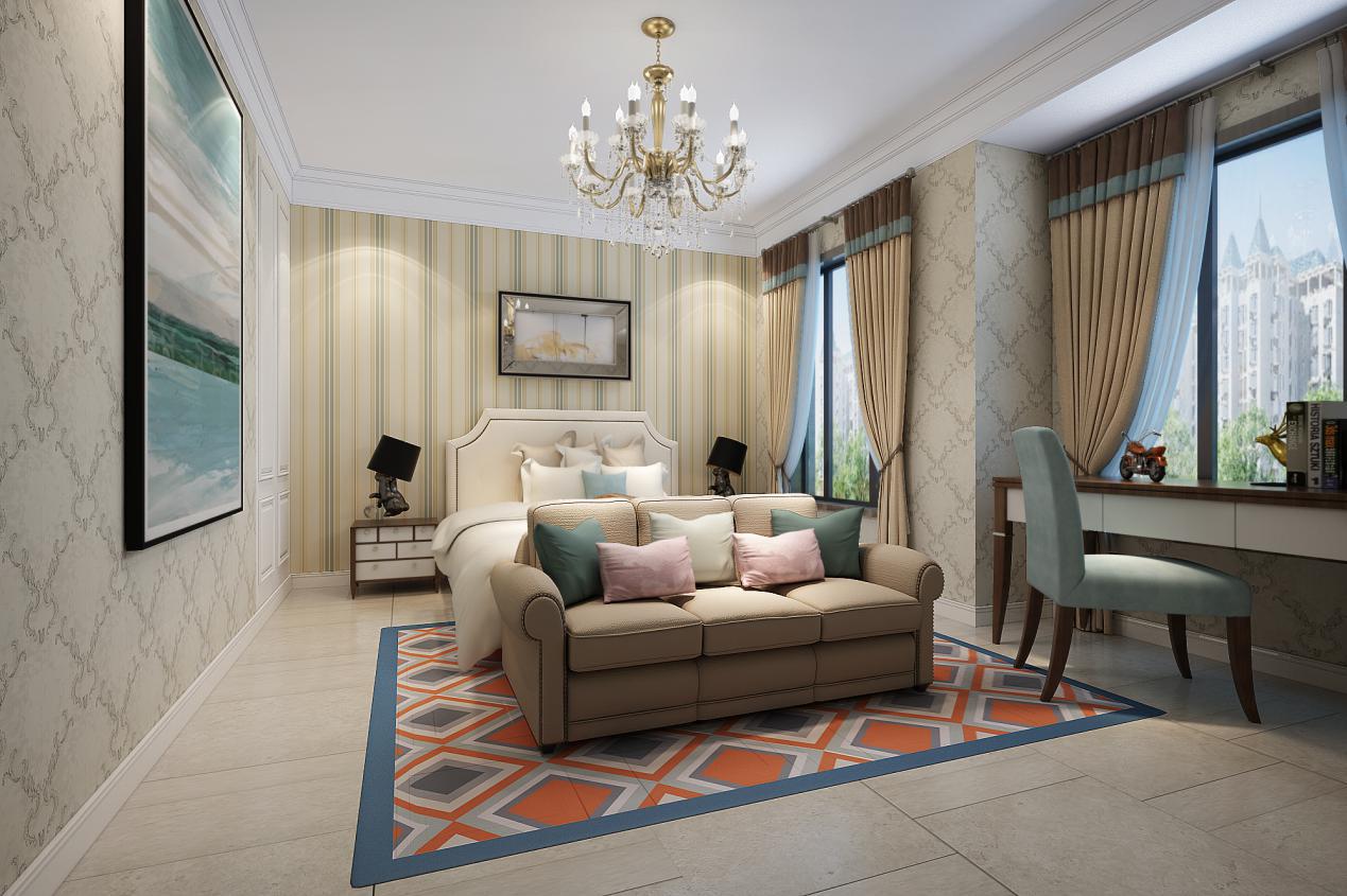 西安套内110平米四室两厅装修简约,西安装修房子现代简约轻奢130平方