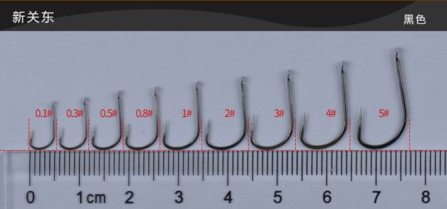 鱼钩的种类和型号图片,鱼钩型号和种类