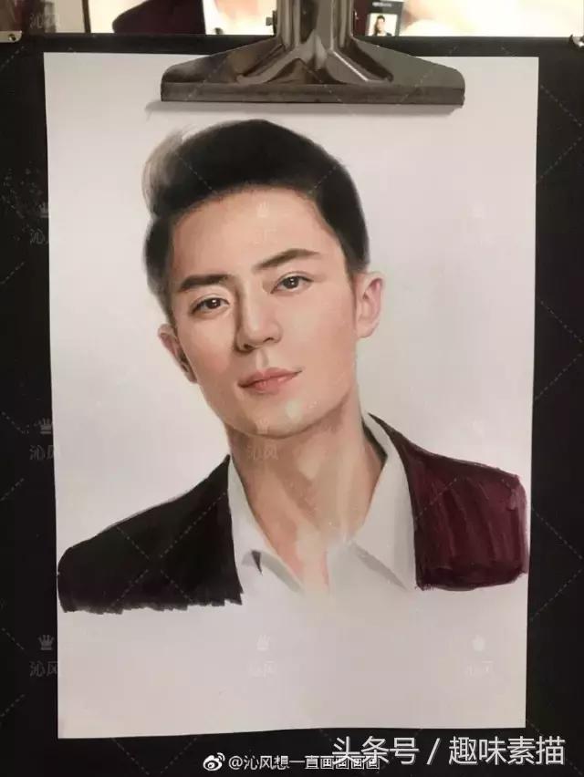 赵丽颖彩铅手绘清晰,赵丽颖彩铅画教程简单