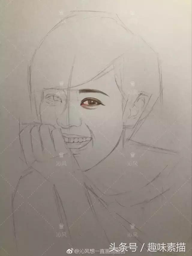 赵丽颖彩铅手绘清晰,赵丽颖彩铅画教程简单