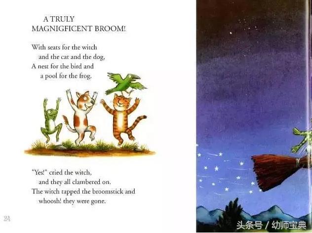女巫扫帚万圣节,女巫扫帚排排坐绘本拓展素材