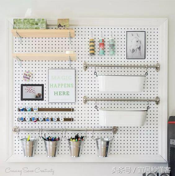 整理洞洞板的方法,厨房没有柜子怎么收纳洞洞板