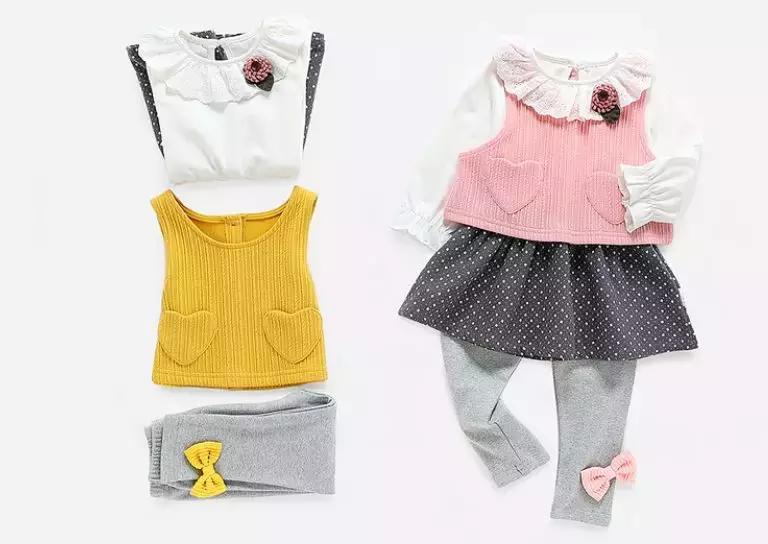 好看的女童秋装套装,新爆款儿童洋气秋装