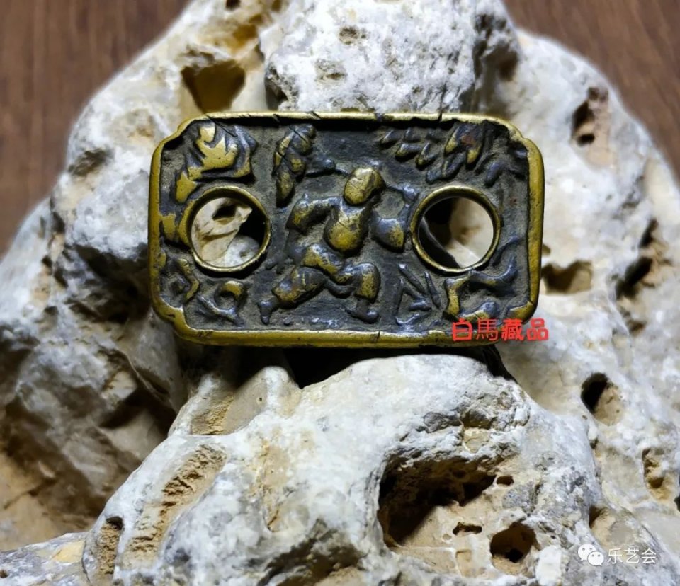 白马讲铜荷包扣收藏