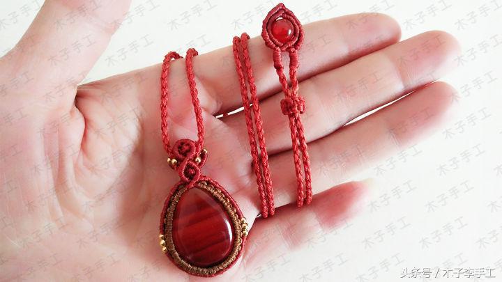 编织吊坠项链绳线要多长,手绳编织教程视频手链项链