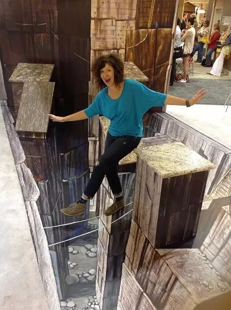 唯美3d画墙绘,破墙而出3d墙绘作品