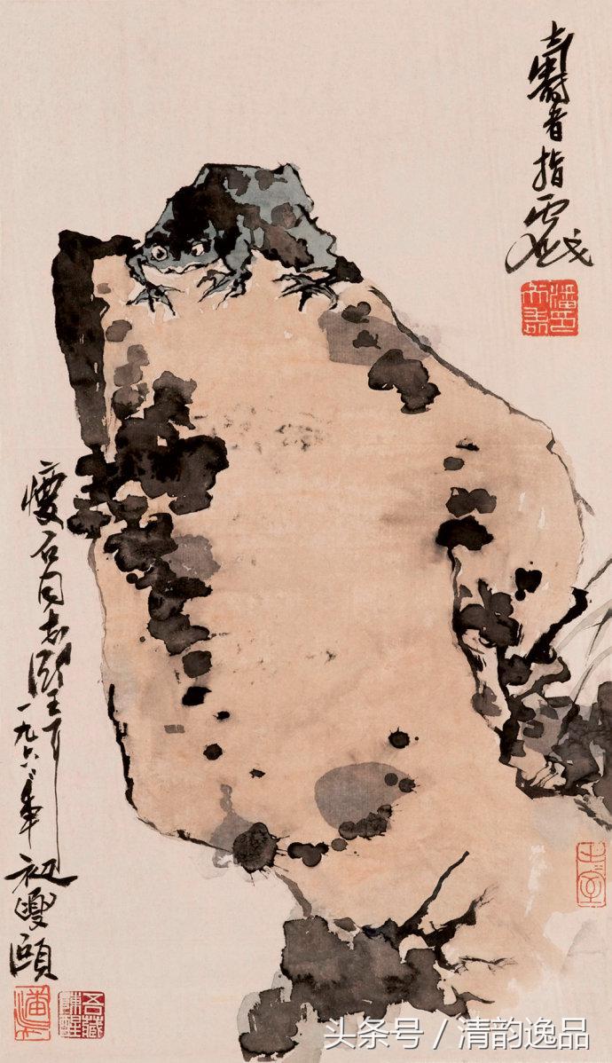 潘天寿花鸟画作品欣赏图文,潘天寿花鸟真迹一百幅大赏