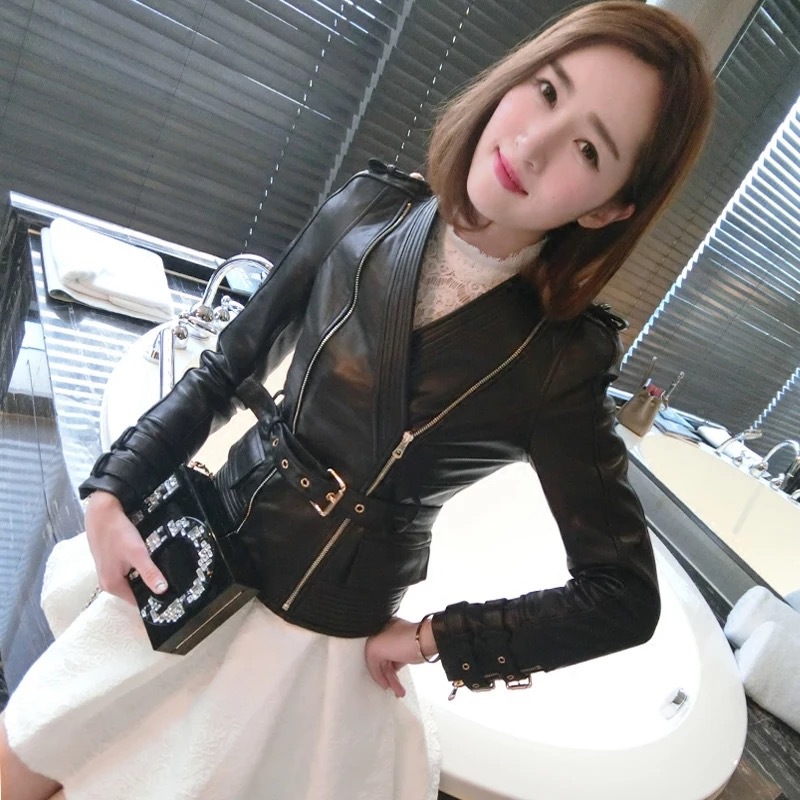 大版皮衣夹克穿搭,夹克皮衣高级穿搭