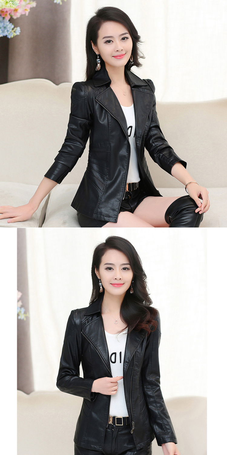 大版皮衣夹克穿搭,夹克皮衣高级穿搭