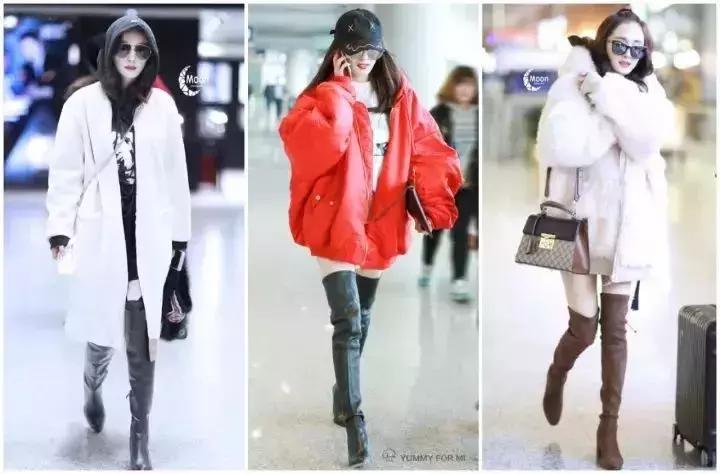 显腿瘦显腿直的靴子,显腿瘦的长筒靴子