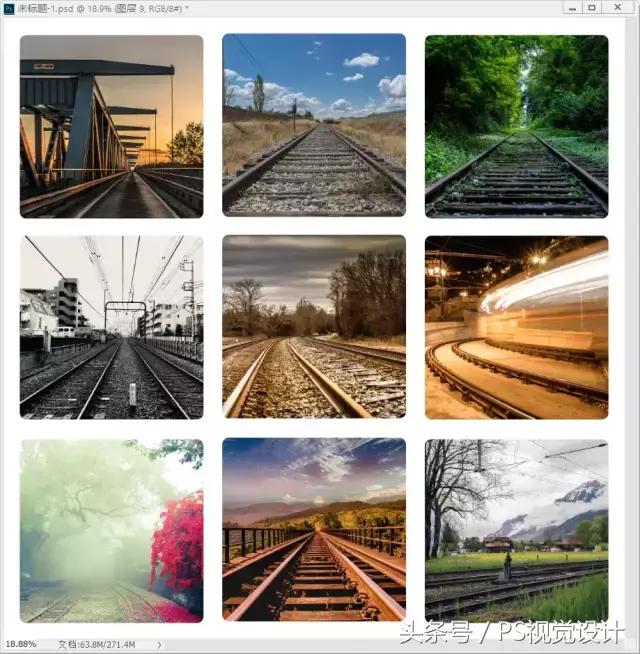 ps九宫格照片怎么调尺寸,ps如何制作九宫格模板